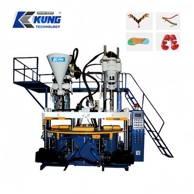 120-200T Adjustable Clamping Force PVC Strap Injection Molding Machine For Sandals/Bags Automatic Multi-Material PP/TPR