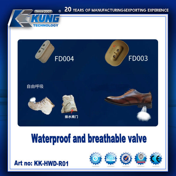 Waterproof Breathable Valve Shoe Making Accessories Uses Multi Layer Composite Membrane Technology
