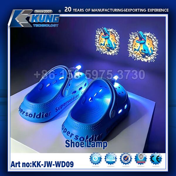 Creative Glowing LED Shoe Light with Colorful Lights for Easy Installation on Crocs