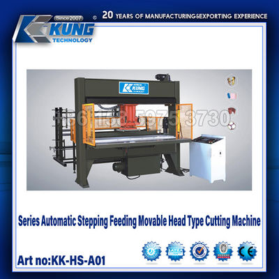 Máquina de fabricação de calçados automática de plataforma deslizante Máquina de corte de quatro colunas de precisão