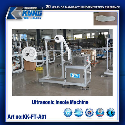 Ultrasonic Insole Shoe Making Machine 220V For Chemicai Fiber Frabic Non Woven Material Frabic