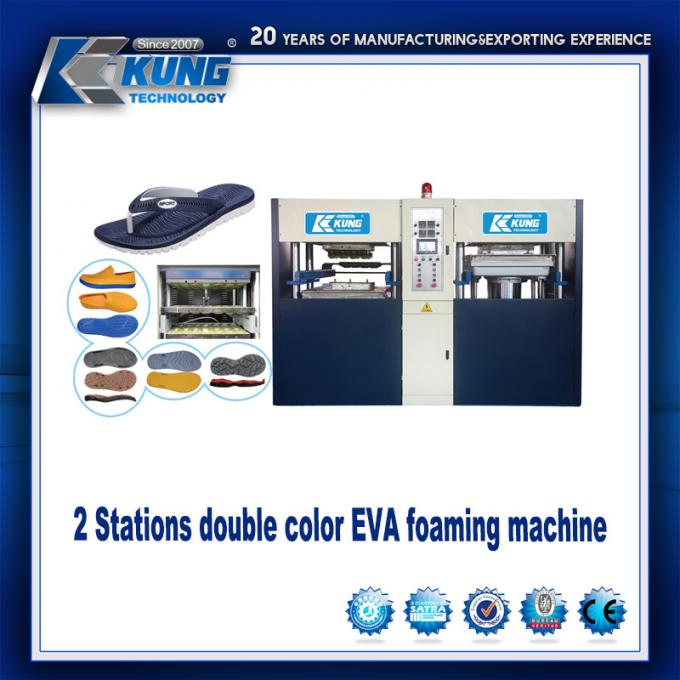 Seis máquinas dobro de EVA Foaming /Pressing da cor das estações