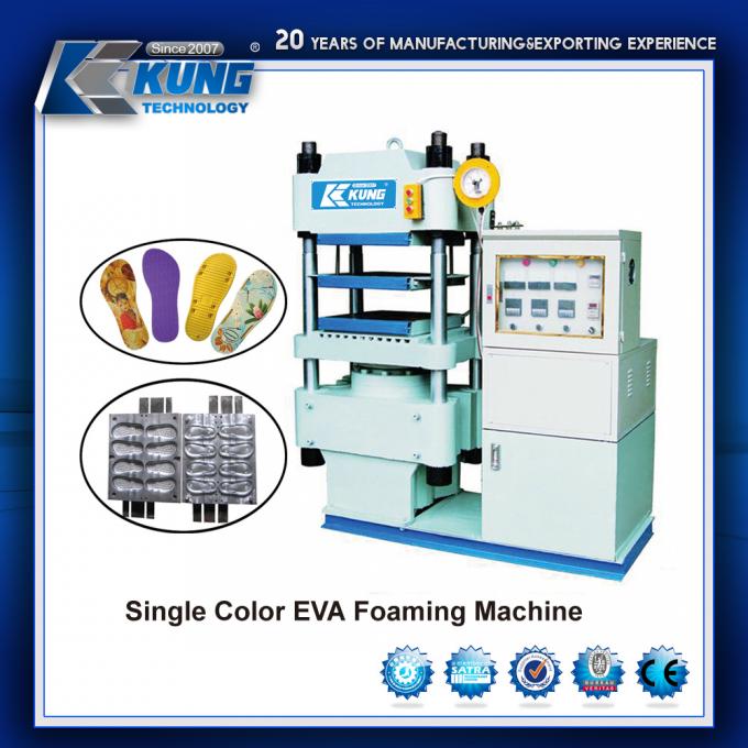 Cor dobro EVA Slipper Foaming Making Machine de 4 estações