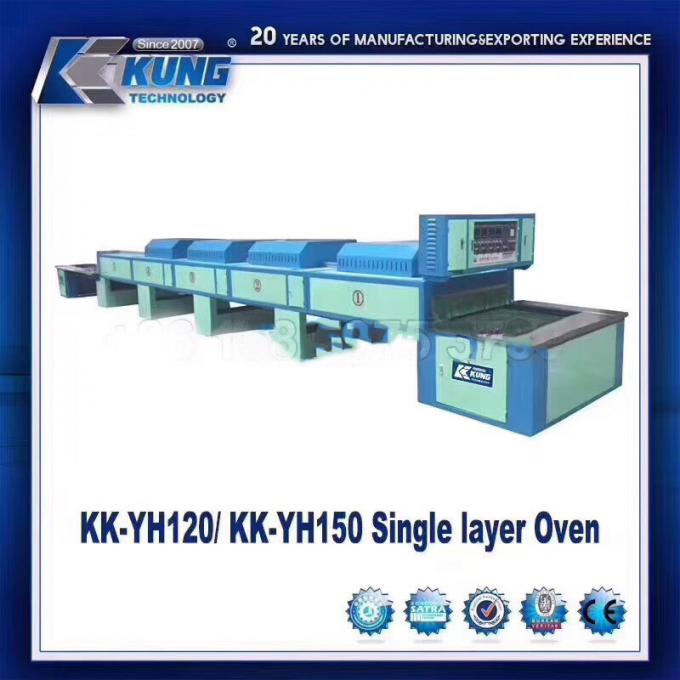 Dupla camada 42KW EVA Shoes Injection Machine Belt Oven For Sole Setting 1