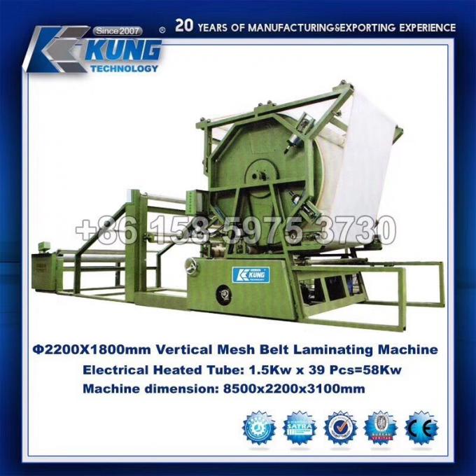Função vertical automática de Mesh Belt Lamination Machine Multi 0