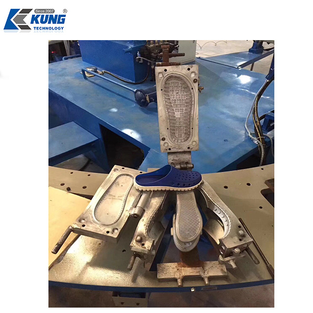 Única máquina de fatura prática do deslizador TPR, máquina de sopro da injeção do ar giratório do PVC 2