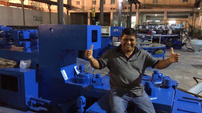 Máquina do PVC Airblowing da cor de 6 estações única