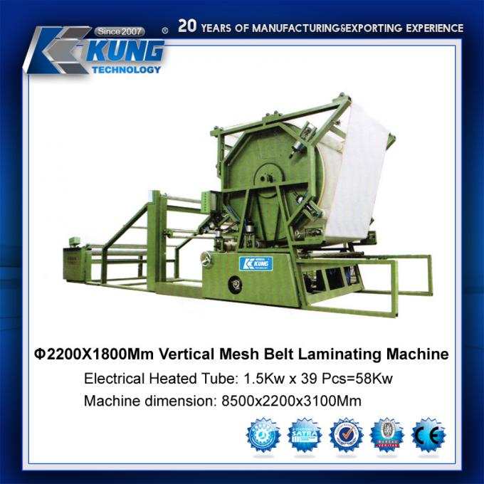 Função elétrica antiusura de Mesh Belt Laminating Machine Multi 0