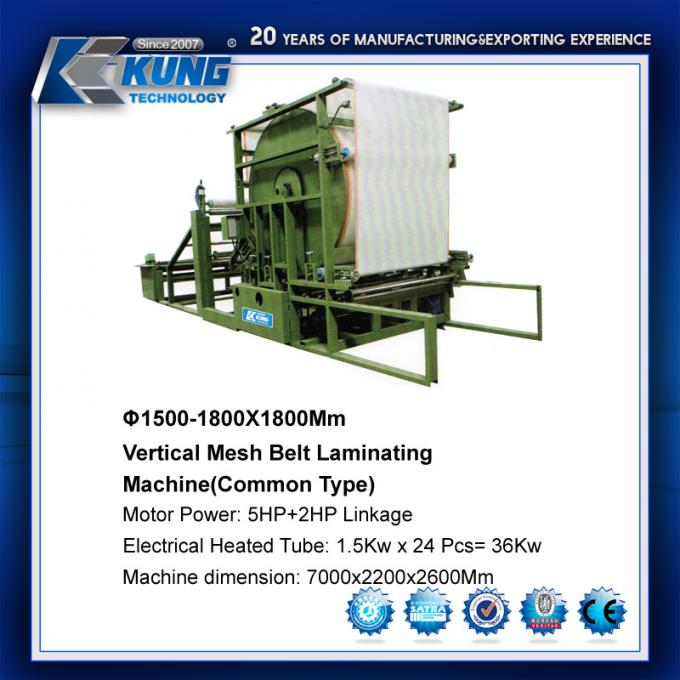 Função elétrica antiusura de Mesh Belt Laminating Machine Multi 1