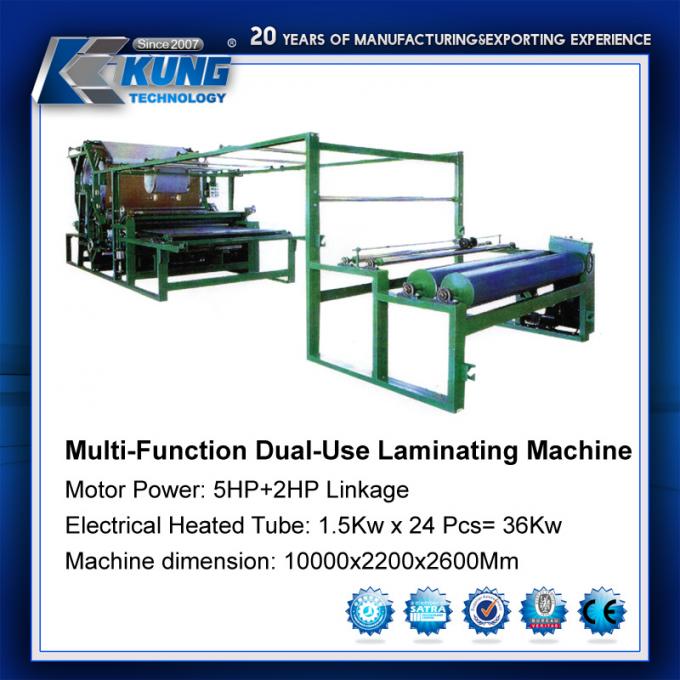 Função elétrica antiusura de Mesh Belt Laminating Machine Multi 3