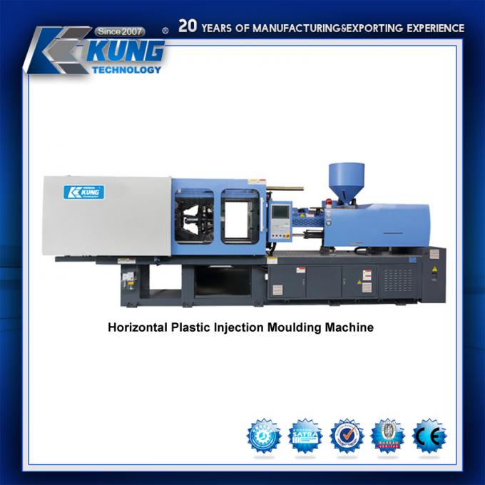 Máquina horizontal plástica/do PVC da modelação por injeção