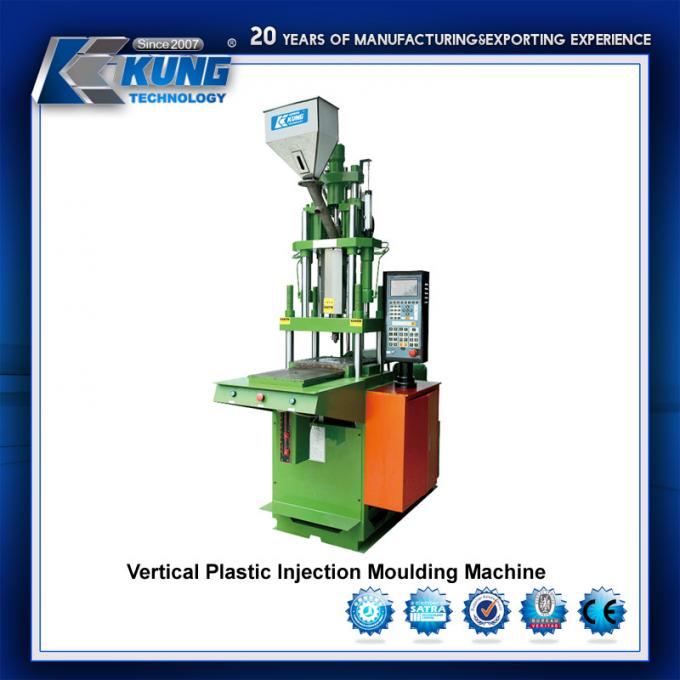 Máquina vertical plástica/do PVC da modelação por injeção
