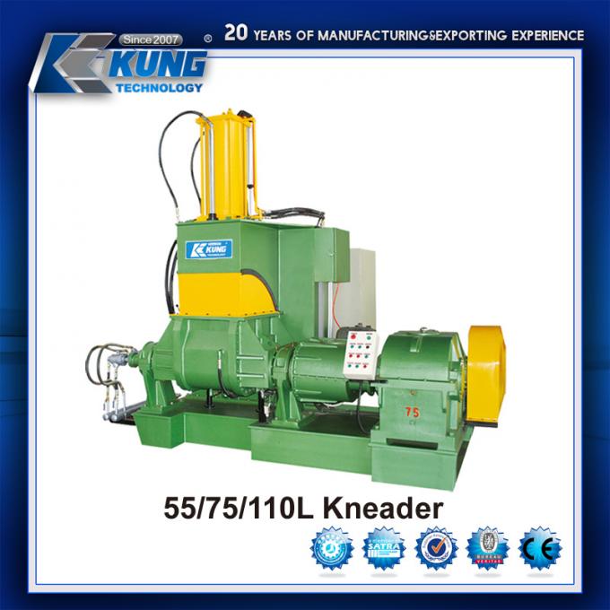 Máquina de fatura plástica de trituração do moinho da amassadeira da planta 55L/75L/95L/110L da folha de EVA e de Rb