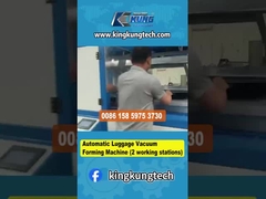 Máquina automática de moldagem a vácuo de bagagem (2 estações de trabalho)