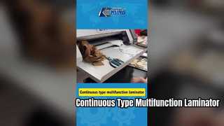 Máquina de laminação multifuncional automática de tipo contínuo para materiais de calçados