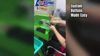 Máquina de botões para alfinetes personalizados