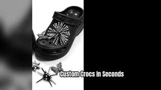 Acessórios DIY Crocs personalizados transformam seu estilo