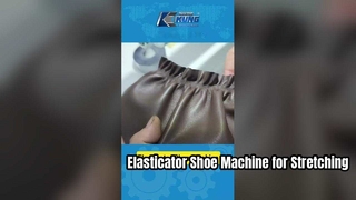 Máquina automática de calçados com elástico para esticar e ajustar a parte superior dos calçados